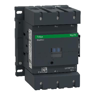 Contattore TeSys LC1D - 3 poli - AC3 440V 115 A - 110 V AC - SCHNEIDER ELECTRIC LC1D115F7 product photo Photo 01 3XL