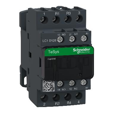 Contattore TeSys LC1D - 4 poli (2NO + 2NC) - AC1 440V 25 A - 48 V AC - SCHNEIDER ELECTRIC LC1D128E7 product photo Photo 01 3XL