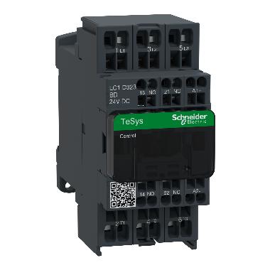 Contattore TeSys LC1D - 3 poli - AC3 440V 32 A - 24 V CC - SCHNEIDER ELECTRIC LC1D323BD product photo Photo 01 3XL