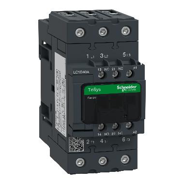 Contattore TeSys LC1D - 3 poli - AC3 440V 40 A - 400V AC - SCHNEIDER ELECTRIC LC1D40AV7 product photo Photo 01 3XL