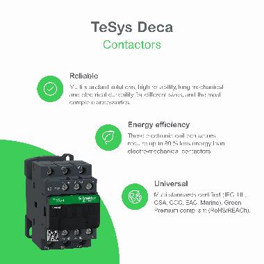 Contattore TeSys LC1D - 4 poli - AC1 440V 25 A - 48 V AC - SCHNEIDER ELECTRIC LC1DT25E7 product photo Photo 03 3XL