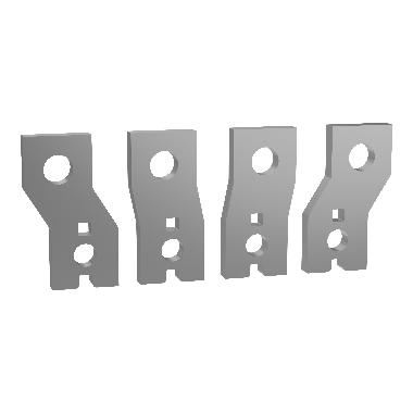 Distanziatori poli - 52,5 mm - di piatto - 4 poli - INS320..630, NSX400..630 - SCHNEIDER ELECTRIC LV432491 product photo Photo 01 3XL