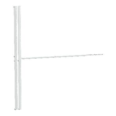 Cornice supporto piastre frontali L650 fissa - SCHNEIDER ELECTRIC LVS03371 product photo Photo 01 3XL