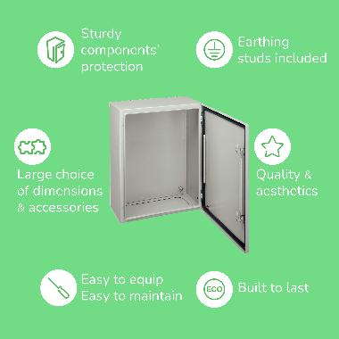 Cassa Spacial CRN 400X300x200 porta piena - SCHNEIDER ELECTRIC NSYCRN43200 - SCHNEIDER ELECTRIC NSYCRN43200 product photo Photo 02 3XL