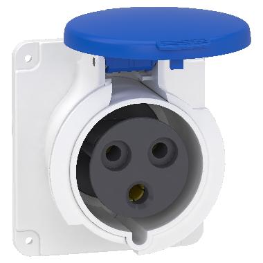 Presa fissa BT da incasso diritta IP44 32A 220V 2PT cablaggio rapido - SCHNEIDER ELECTRIC PKY32G423 product photo Photo 01 3XL