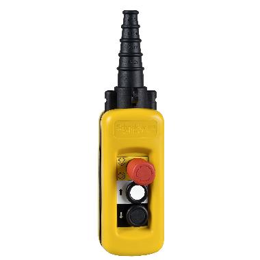Pulsantiera pensile XAC-A - 2 pulsanti - 1 pulsante arresto di emergenza - SCHNEIDER ELECTRIC XACA2713 product photo Photo 01 3XL