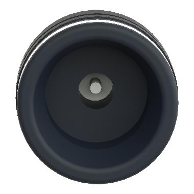 Testa pulsante con cappuccio xac-b - bianca - 16 mm, -25..+70?C - SCHNEIDER ELECTRIC XACB9211 product photo Photo 02 3XL