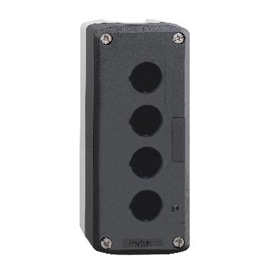 Pulsantiera vuota XAL-D - plastica - 4 fori - SCHNEIDER ELECTRIC XALD04 product photo Photo 01 3XL