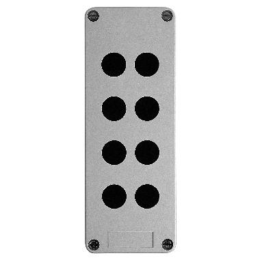 Pulsantiera vuota XAP-A - plastica - 8 fori su 2 file - SCHNEIDER ELECTRIC XAPA2108 product photo Photo 01 3XL