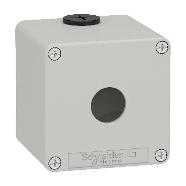 Pulsantiera in metallo grigia  M20 1 foro 22MM 80X80X77 UL CSA - SCHNEIDER ELECTRIC XAPD1501 product photo Photo 01 3XL