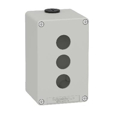 Pulsantiera in metallo grigia 3 fori - SCHNEIDER ELECTRIC XAPD2503 product photo Photo 01 3XL