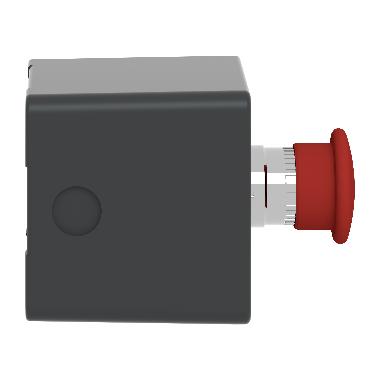 Pulsantiera - XAW-F - metallo - 1 NC + 1 NC - rosso - arresto di emergenza - SCHNEIDER ELECTRIC XAWF198EX product photo Photo 06 3XL