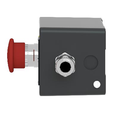 Pulsantiera - XAW-F - metallo - 1 NC + 1 NC - rosso - arresto di emergenza - SCHNEIDER ELECTRIC XAWF198EX product photo Photo 07 3XL