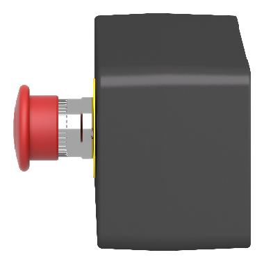 Pulsantiera - XAW-G - plastica - 1 NC + 1 NC - rosso - arresto di emergenza - SCHNEIDER ELECTRIC XAWG198EX product photo Photo 07 3XL