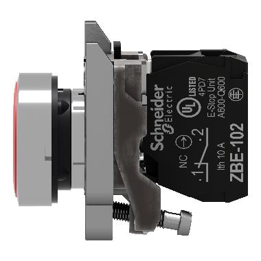Pulsante rosso D.22  - filoghiera ad impulso - 1 NC - SCHNEIDER ELECTRIC XB4BA4322 product photo Photo 09 3XL