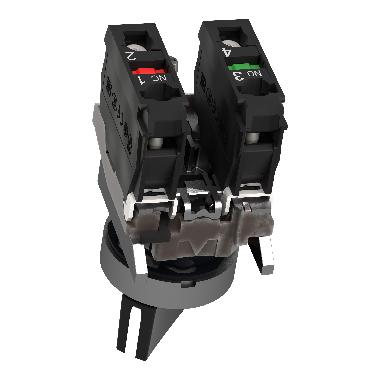 Selettore nero D.22  - 2 posizioni 90? -1 NO / 1 NC- ATEX - SCHNEIDER ELECTRIC XB4BD25EX product photo Photo 07 3XL