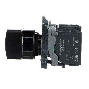 Selettore D.22  - 3 posizioni - con ritorno - leva nero - 1NO - SCHNEIDER ELECTRIC XB4BD53 product photo Photo 04 3XL