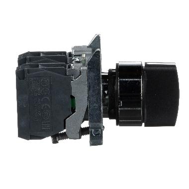 Selettore D.22  - 3 posizioni - con ritorno - leva nero - 1NO - SCHNEIDER ELECTRIC XB4BD53 product photo Photo 05 3XL