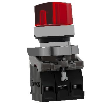 Selettore luminoso rosso D.22 - 2 posizioni - 120Vac - 1NO+1NC- LED universale - SCHNEIDER ELECTRIC XB4BK124G5 product photo Photo 06 3XL