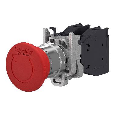 Pulsante a fungo arresto emergenza ATEX girare per sbloccare - SCHNEIDER ELECTRIC XB4BS8445GEX product photo Photo 06 3XL