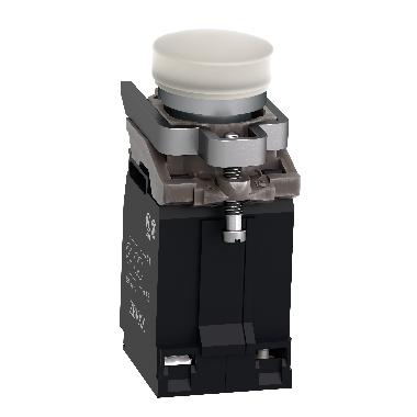 Lampada spia completa bianca D.22  con LED universale 400 Vac - SCHNEIDER ELECTRIC XB4BV5B1 product photo Photo 05 3XL