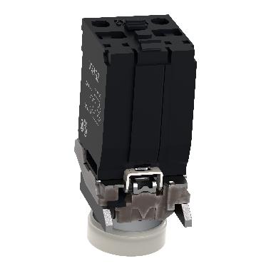 Lampada spia completa bianca D.22  con LED universale 400 Vac - SCHNEIDER ELECTRIC XB4BV5B1 product photo Photo 07 3XL