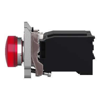 Lampada spia completa rossa D.22 con LED universale 400 Vac - SCHNEIDER ELECTRIC XB4BV5B4 product photo Photo 09 3XL