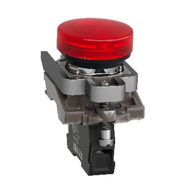 Lampada spia D.22 - IP65 - rossa - attacco BA 9S - 250V - SCHNEIDER ELECTRIC XB4BV64 product photo Photo 04 3XL