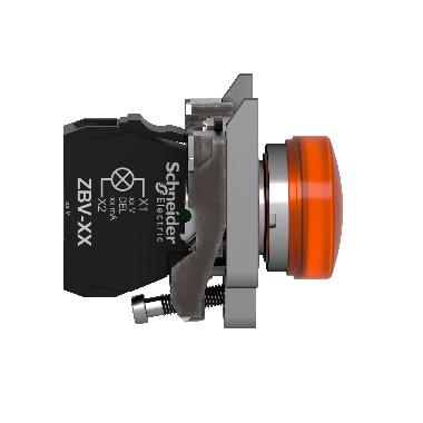 Lampada spia D.22 - IP65 - gialla - attacco BA 9S - 250V - SCHNEIDER ELECTRIC XB4BV65 product photo Photo 07 3XL