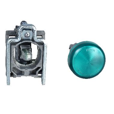 Lampada spia D.22  - IP65 - verde - LED integrato - 24V - ATEX - SCHNEIDER ELECTRIC XB4BVB3EX product photo Photo 01 3XL