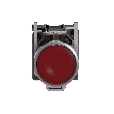Pulsante luminoso rosso D.22 - filoghiera ad impulso - 120V - 1NO+1NC- LED universale - SCHNEIDER ELECTRIC XB4BW34G5 product photo Photo 06 3XL