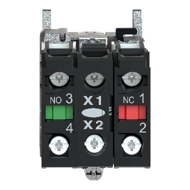 Pulsante luminoso gialloD.22 - filoghiera ad impulso - 250V - 1NO+1NC - SCHNEIDER ELECTRIC XB4BW3565 product photo Photo 04 3XL