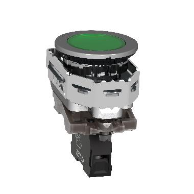Lampada spia verde filopannello  LED universale 230 VAC- D.30 - SCHNEIDER ELECTRIC XB4FVM3 product photo Photo 05 3XL