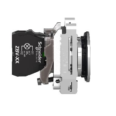 Lampada spia verde filopannello  LED universale 230 VAC- D.30 - SCHNEIDER ELECTRIC XB4FVM3 product photo Photo 12 3XL