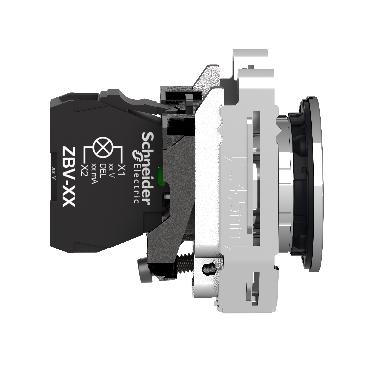 Lampada spia rossa filopannello  LED universale 230 VAC-D.30 - SCHNEIDER ELECTRIC XB4FVM4 product photo Photo 11 3XL