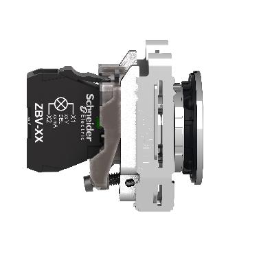 Lampada spia rossa filopannello  LED universale 230 VAC-D.30 - SCHNEIDER ELECTRIC XB4FVM4 product photo Photo 12 3XL