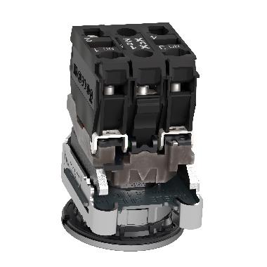 Pulsante luminoso blu filopannello LED universale 24VAC/DC 1NO+1NC- D.30 - SCHNEIDER ELECTRIC XB4FW36B5 product photo Photo 06 3XL