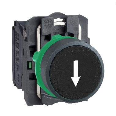 Pulsante nero D.22 - filoghiera ad impulso - 1NO - SCHNEIDER ELECTRIC XB5AA3351 product photo Photo 01 3XL