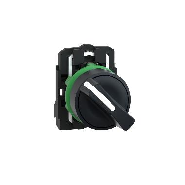 Selettore D.22 - 2 posizioni - sblocco rotazione - leva nero - 1NO - SCHNEIDER ELECTRIC XB5AD21 product photo Photo 01 3XL