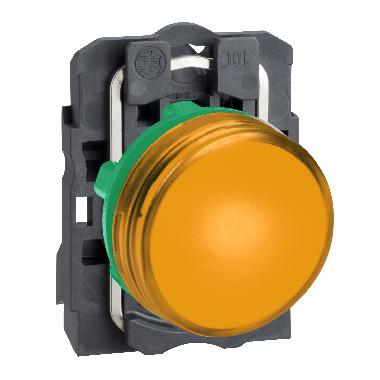 Lampada spia completa D.22 - IP65 - arancione - LED universale - 120Vac - SCHNEIDER ELECTRIC XB5AVG5 product photo Photo 01 3XL