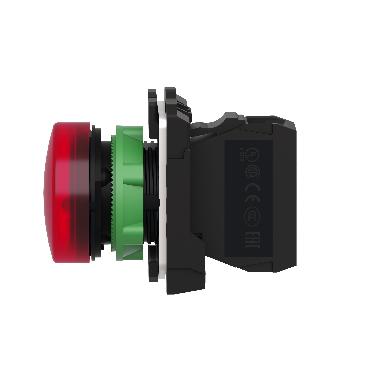 Lampada spia completa D.22 - IP65 - rossa - LED universale - 230Vacac - SCHNEIDER ELECTRIC XB5AVM4 product photo Photo 04 3XL
