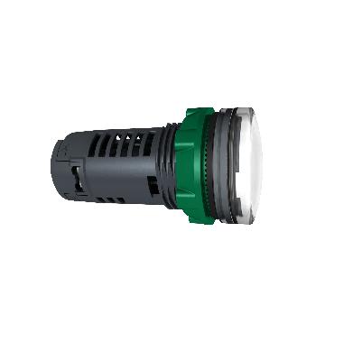 Lampada spia monoblocco bianca D.22 con led integrato 24 V - SCHNEIDER ELECTRIC XB5EVB1 product photo Photo 01 3XL
