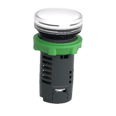 Lampada spia monoblocco bianca D.22 con led integrato 24 V - SCHNEIDER ELECTRIC XB5EVB1 product photo Photo 04 3XL