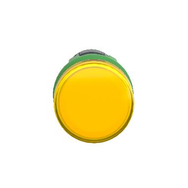 Lampada spia monoblocco gialla D.22 con LED integrato 230Vac - SCHNEIDER ELECTRIC XB5EVM8 product photo Photo 05 3XL