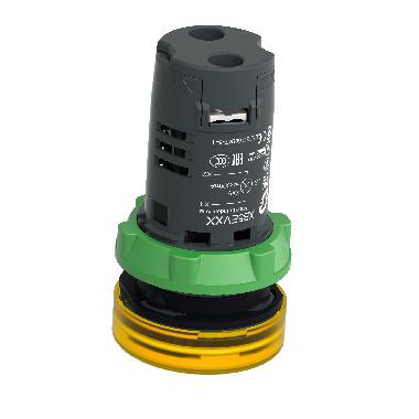 Lampada spia monoblocco gialla D.22 con LED integrato 230Vac - SCHNEIDER ELECTRIC XB5EVM8 product photo Photo 06 3XL
