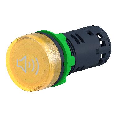 Segnalatore acustico-luminoso giallo 24Vac/dc continuo-intermittente - SCHNEIDER ELECTRIC XB5KS2B8 product photo Photo 06 3XL