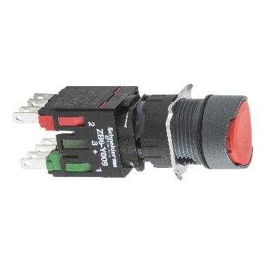 Pulsante rosso D.16 - a incasso ad impulso - 1 NC - SCHNEIDER ELECTRIC XB6AA42B product photo Photo 01 3XL