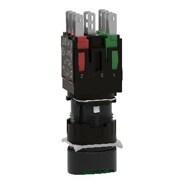 Pulsante luminoso verde D.16 - filoghiera ad impulso - 24V - 1NO+1NC - SCHNEIDER ELECTRIC XB6AW3B5B product photo Photo 05 3XL