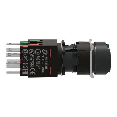 Pulsante luminoso verde D.16 - filoghiera ad impulso - 24V - 1NO+1NC - SCHNEIDER ELECTRIC XB6AW3B5B product photo Photo 06 3XL
