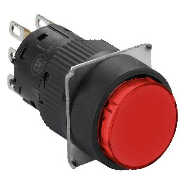 Pulsante luminoso rosso D.16 - filoghiera ad impulso - 24V - 1 NC/NO - SCHNEIDER ELECTRIC XB6EAW4B1P product photo Photo 01 3XL